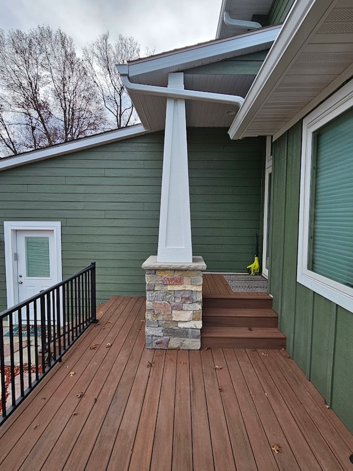 Deck framing and construction detail